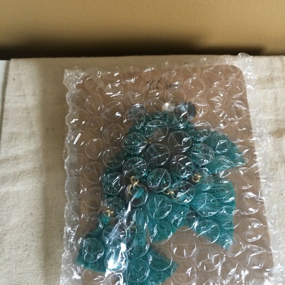 NWT J. Crew Dark Jade Beaded Stone - Picture 2 of 4